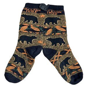 Jackson Hole Bears Socks Novelty Unisex Cozy Thick Winter Boot Fun Kids Womens S